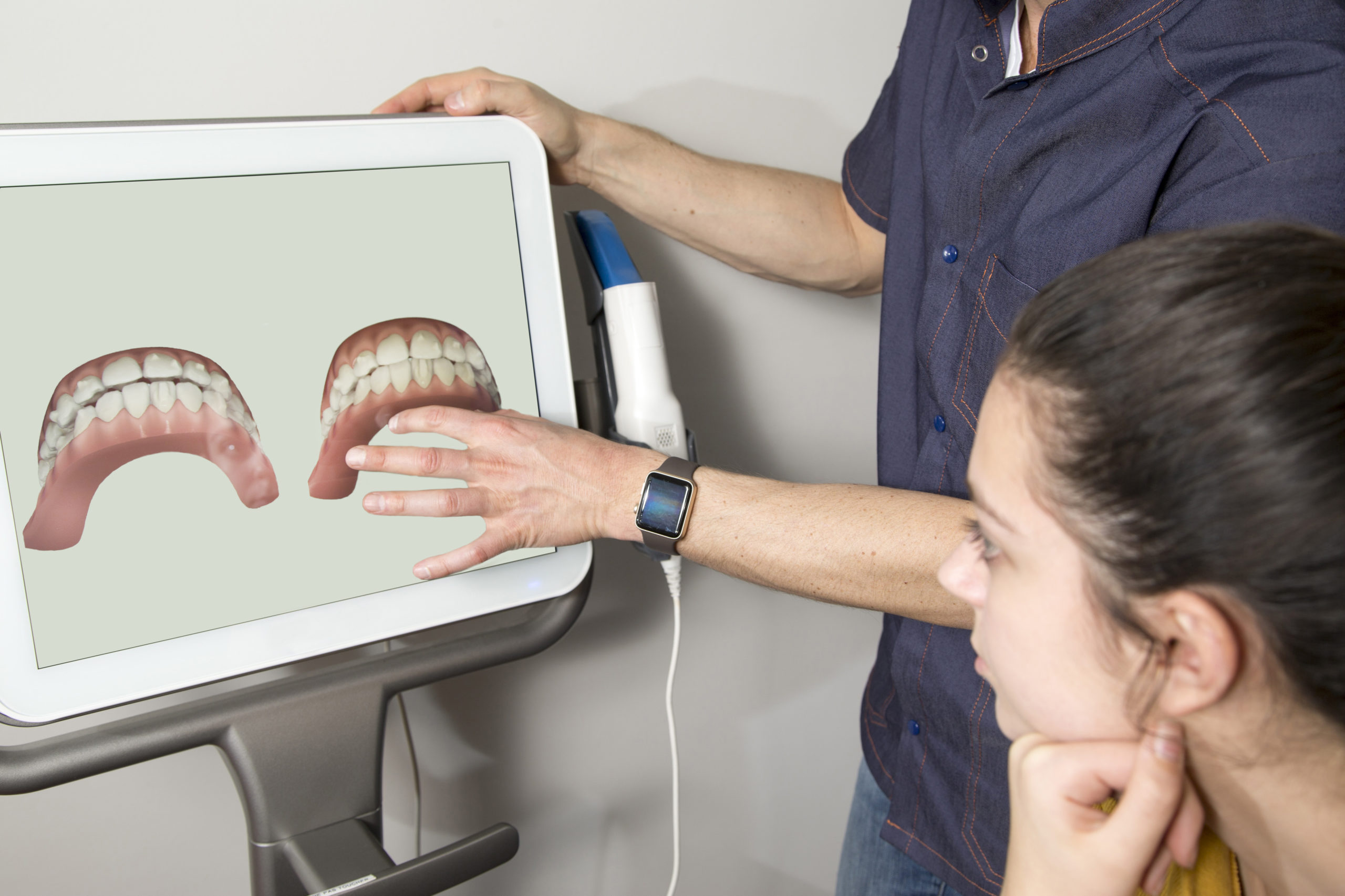 orthodontist questions from screen monitoring